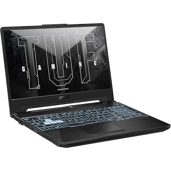 ASUS TUF Gaming A15 Gaming Laptop, 15.6” FHD 144Hz Display, NVIDIA® GeForce RTX™ 2050, AMD Ryzen™ 5 7535HS, 8GB DDR5, 512GB PCIe® Gen4 NVMe™ SSD, Wi-Fi 6, Windows 11, FA506NF-ES51
