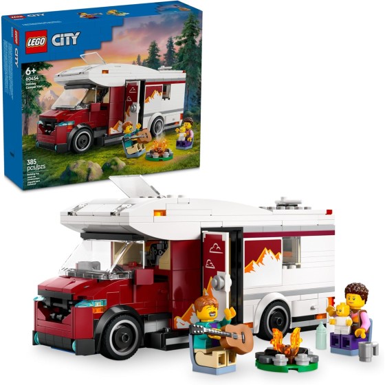 LEGO City Holiday Adventure Camper Van Building Toy Set - Vacation Toy