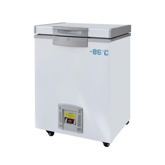 HNZXIB -86° Ultra Low-temperature Freezer Lab (28L), -132℉ Laboratory Freezer for Sample Storage, ULT fridge, Extreme-Cold Fridge for Research, Clinical Cryogenic Storage Refrigerator